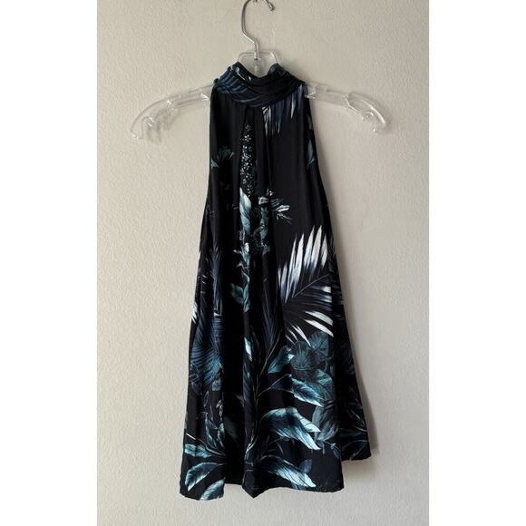 RtA Women’s Size Small Tropical Print Top Sleeveless Resort Multi Color Floral - Picture 2 of 6